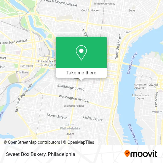 Sweet Box Bakery map