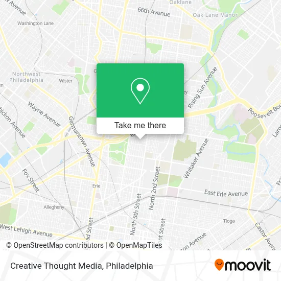 Creative Thought Media map