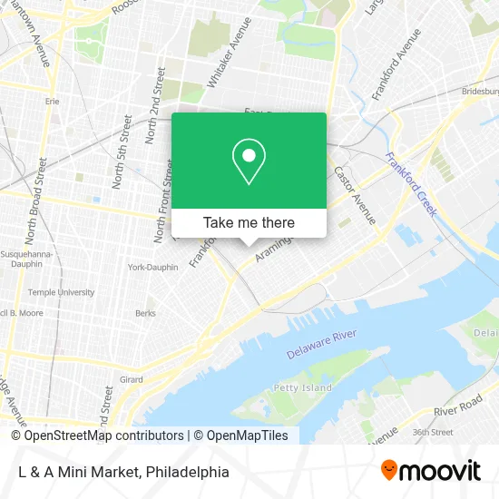 L & A Mini Market map