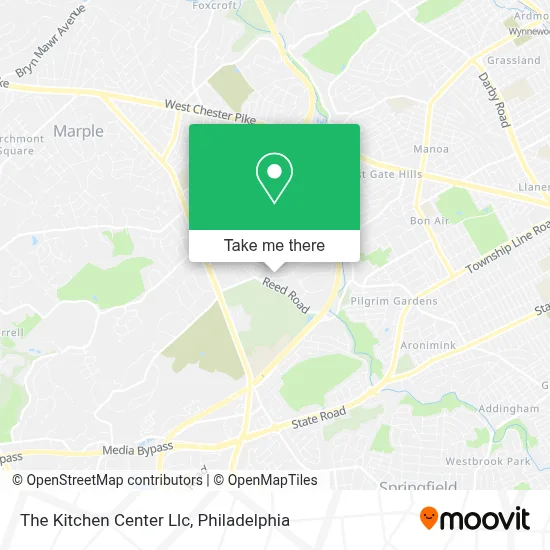The Kitchen Center Llc map