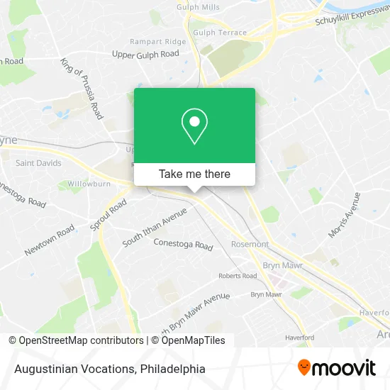 Augustinian Vocations map
