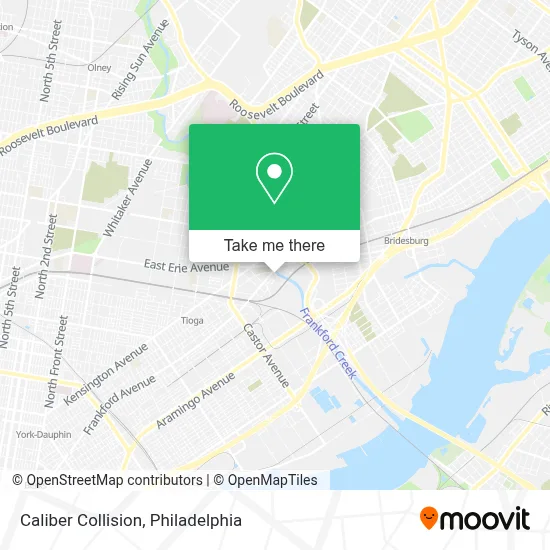 Caliber Collision map
