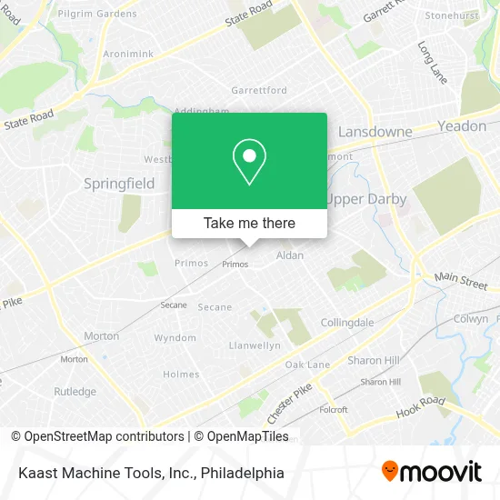 Kaast Machine Tools, Inc. map