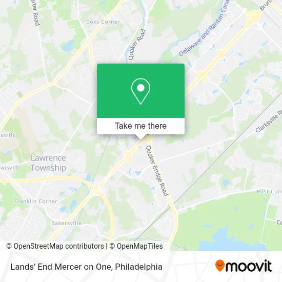 Lands' End Mercer on One map