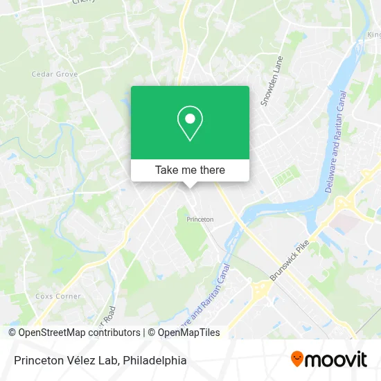 Princeton Vélez Lab map