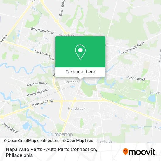 Napa Auto Parts - Auto Parts Connection map