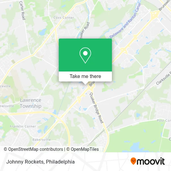 Johnny Rockets map