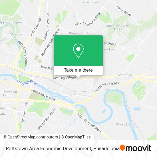 Pottstown Area Economic Development map