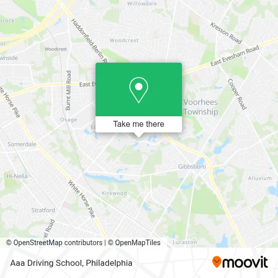 Aaa Driving School map