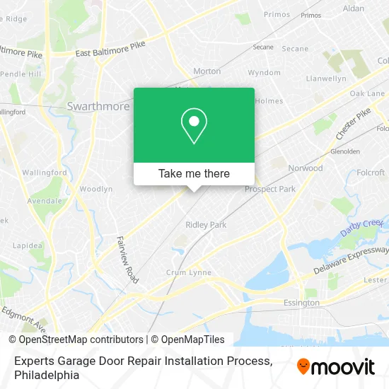 Experts Garage Door Repair Installation Process map