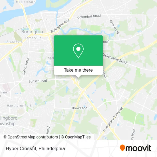 Hyper Crossfit map