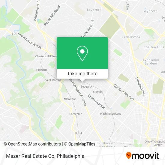 Mazer Real Estate Co map