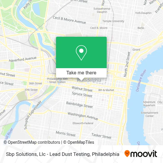 Sbp Solutions, Llc - Lead Dust Testing map