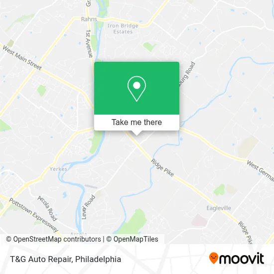 T&G Auto Repair map