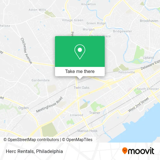 Herc Rentals map
