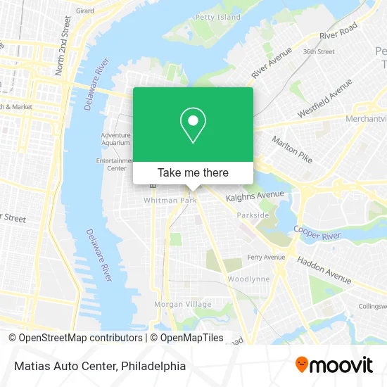Matias Auto Center map