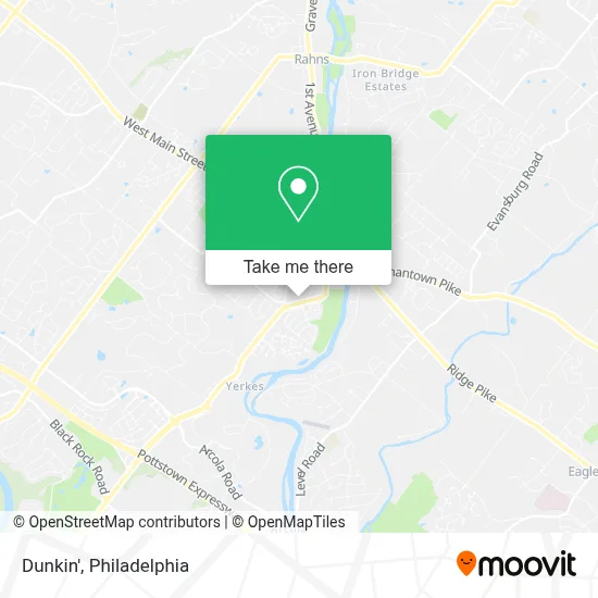 Dunkin' map