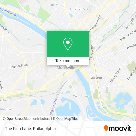 The Fish Lane map