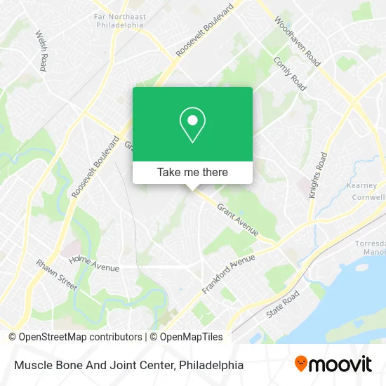Muscle Bone And Joint Center map