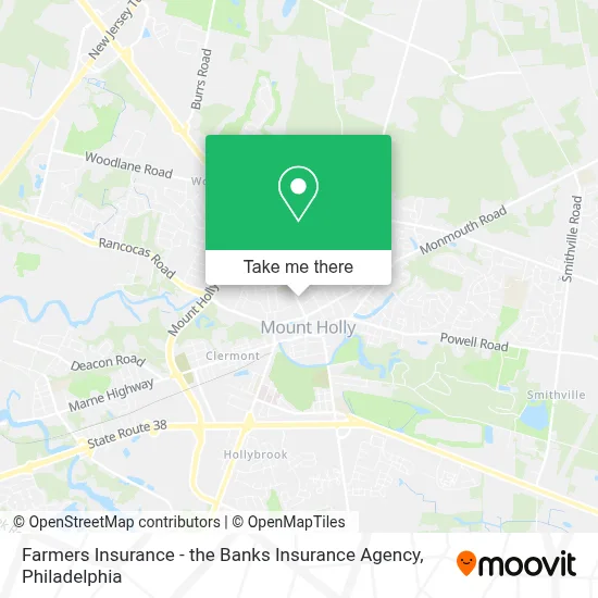 Farmers Insurance - the Banks Insurance Agency map