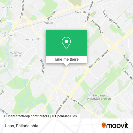 Usps map