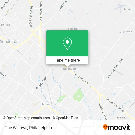 The Willows map