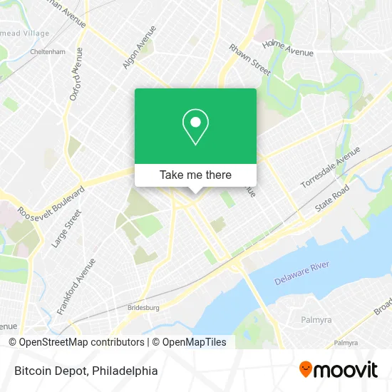 Bitcoin Depot map