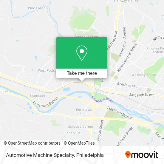 Automotive Machine Specialty map