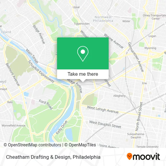 Cheatham Drafting & Design map