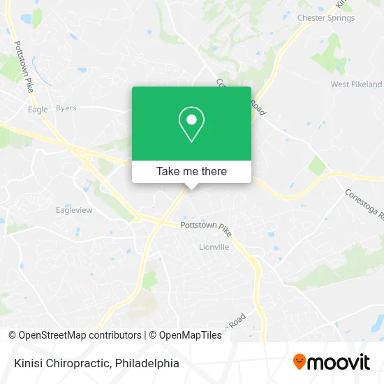 Kinisi Chiropractic map