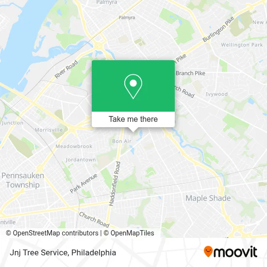 Jnj Tree Service map