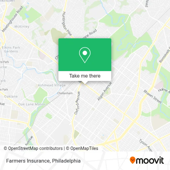 Farmers Insurance map