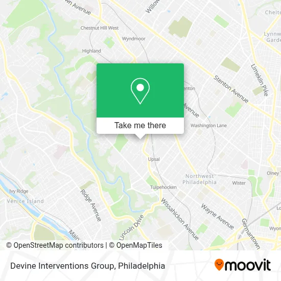 Devine Interventions Group map