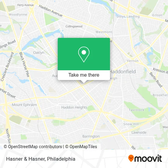 Hasner & Hasner map