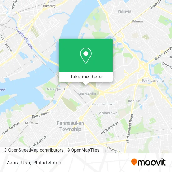 Zebra Usa map