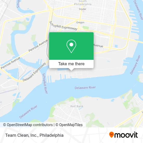 Team Clean, Inc. map