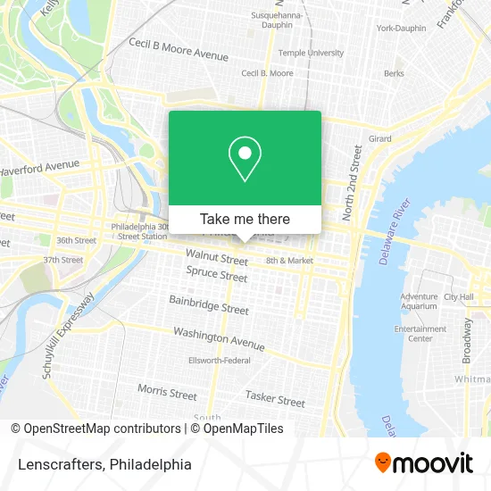 Lenscrafters map