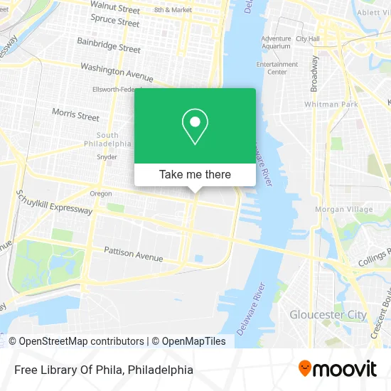 Free Library Of Phila map