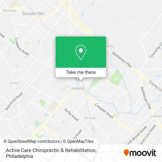 Active Care Chiropractic & Rehabilitation map