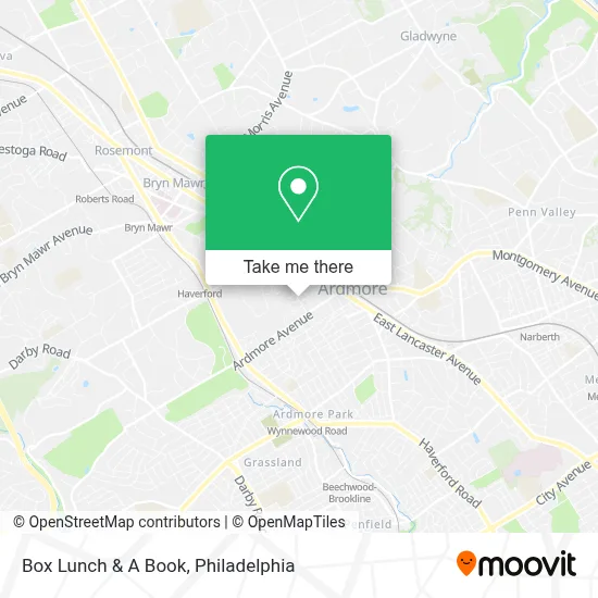 Box Lunch & A Book map