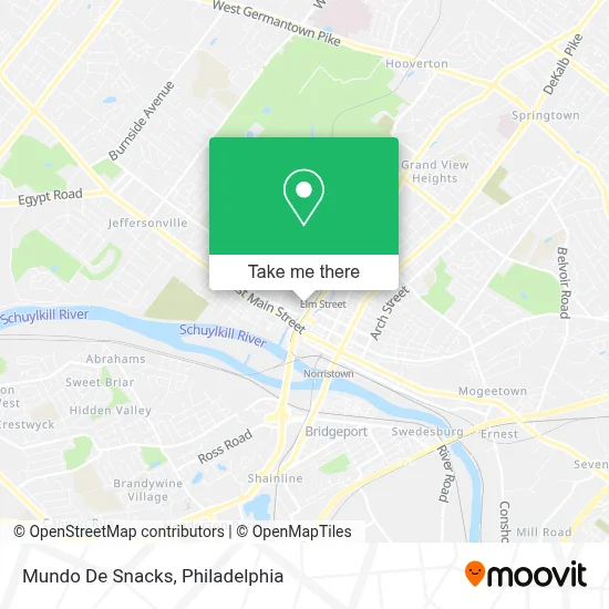 Mundo De Snacks map