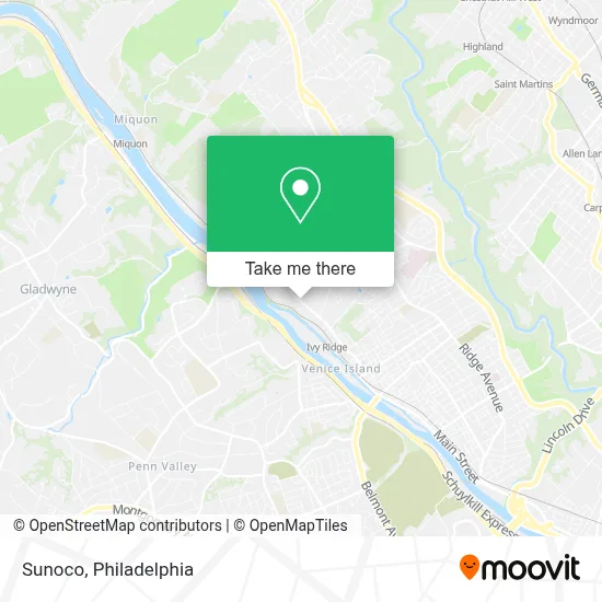 Sunoco map