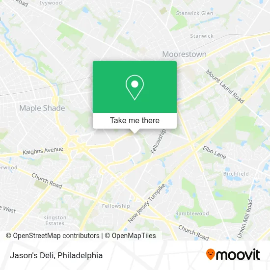 Jason's Deli map