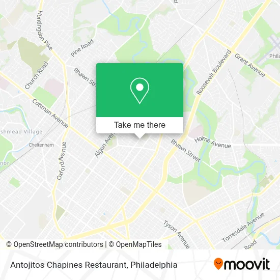 Antojitos Chapines Restaurant map