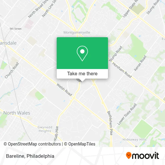 Bareline map