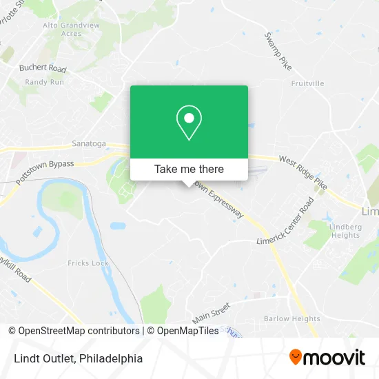 Lindt Outlet map