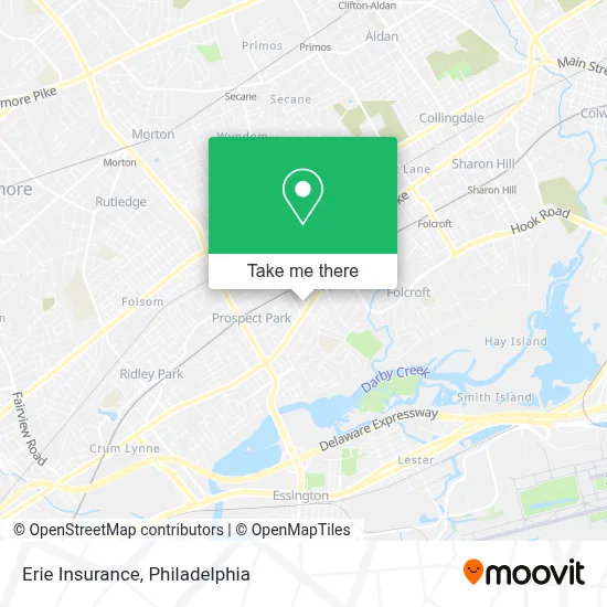 Erie Insurance map