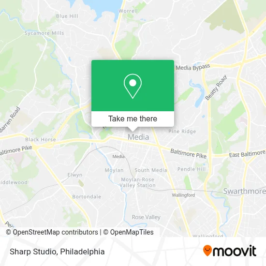 Sharp Studio map