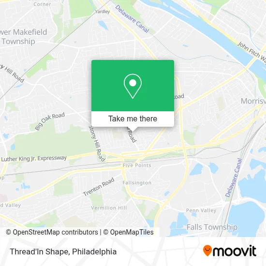 Thread'In Shape map