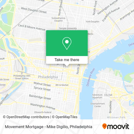 Movement Mortgage - Mike Digilio map
